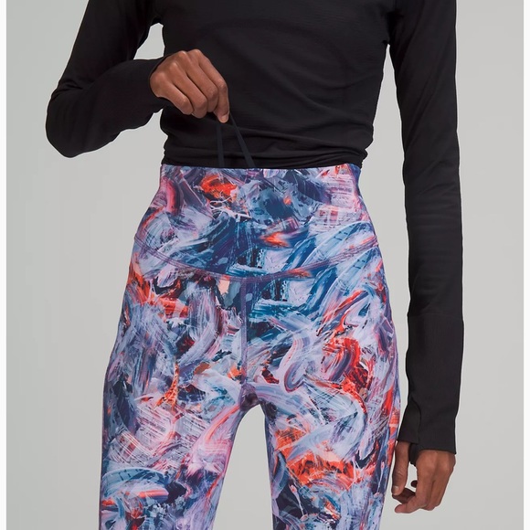 LULULEMON Base Pace High-Rise Running Tights Leggings Atmospheric Purple Multi - Picture 2 of 11